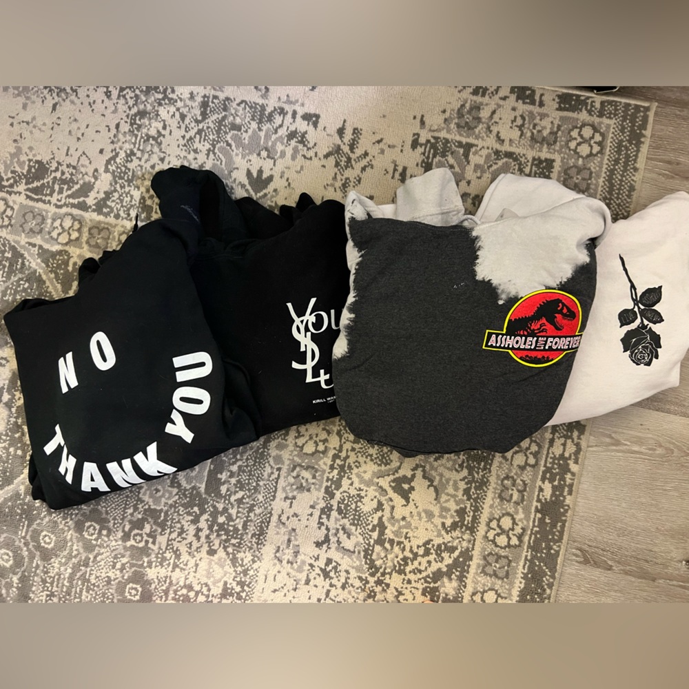 Lot of Assholes Live Forever / Kirill was Here / Linda Finegold apparel